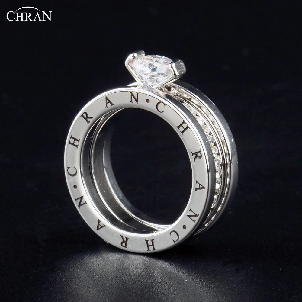Austrian Crystal Pave Zircon Ring