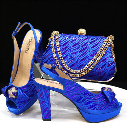 Latest Shoes and Matching Bags Set HJK1-58