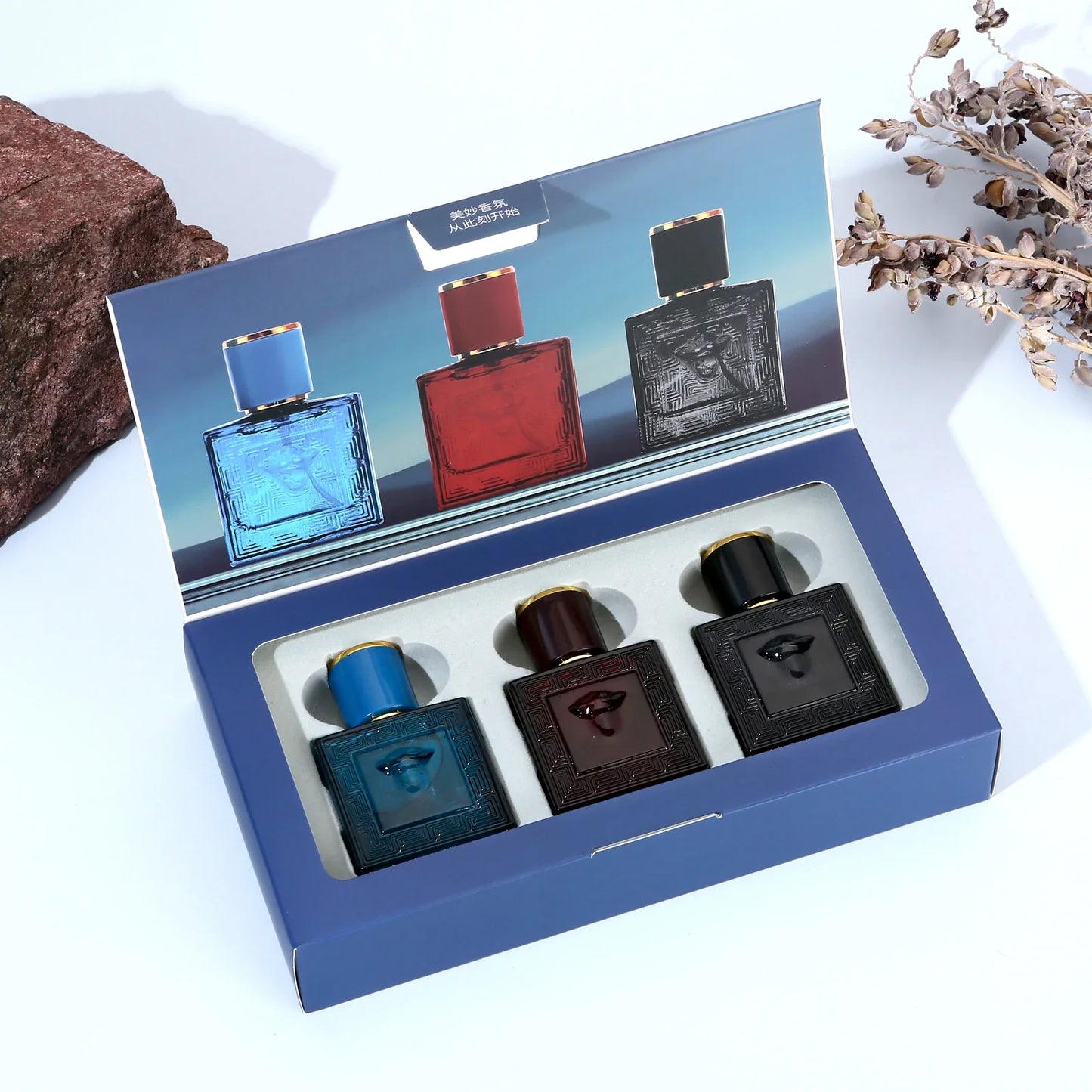Luxury Perfume Gift Set — 30ml Floral & Woody Eau de Toilette (1 or 3 Pack)