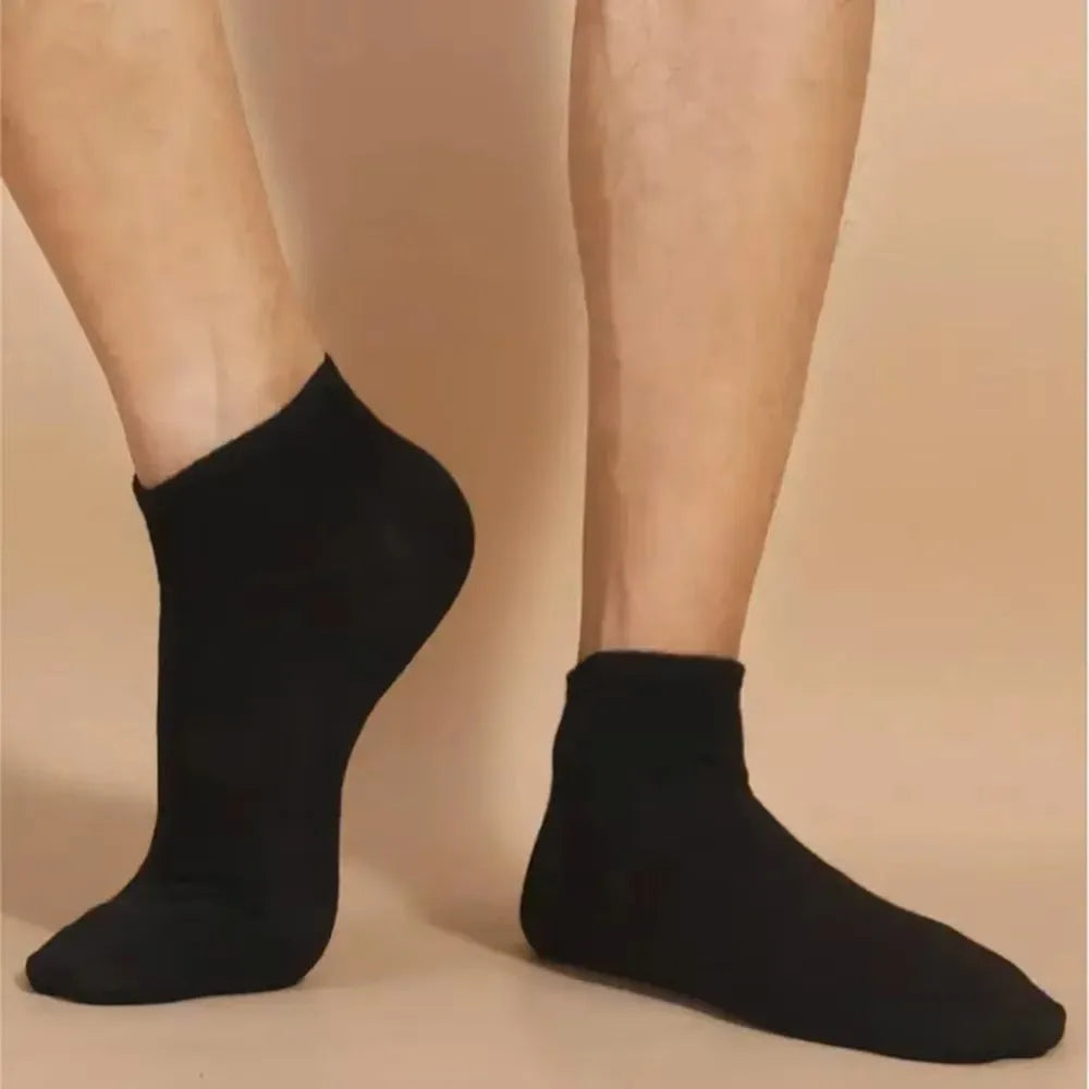 Low Cut Ankle Socks 10-Pack — Breathable Anti-Odor No-Show Socks
