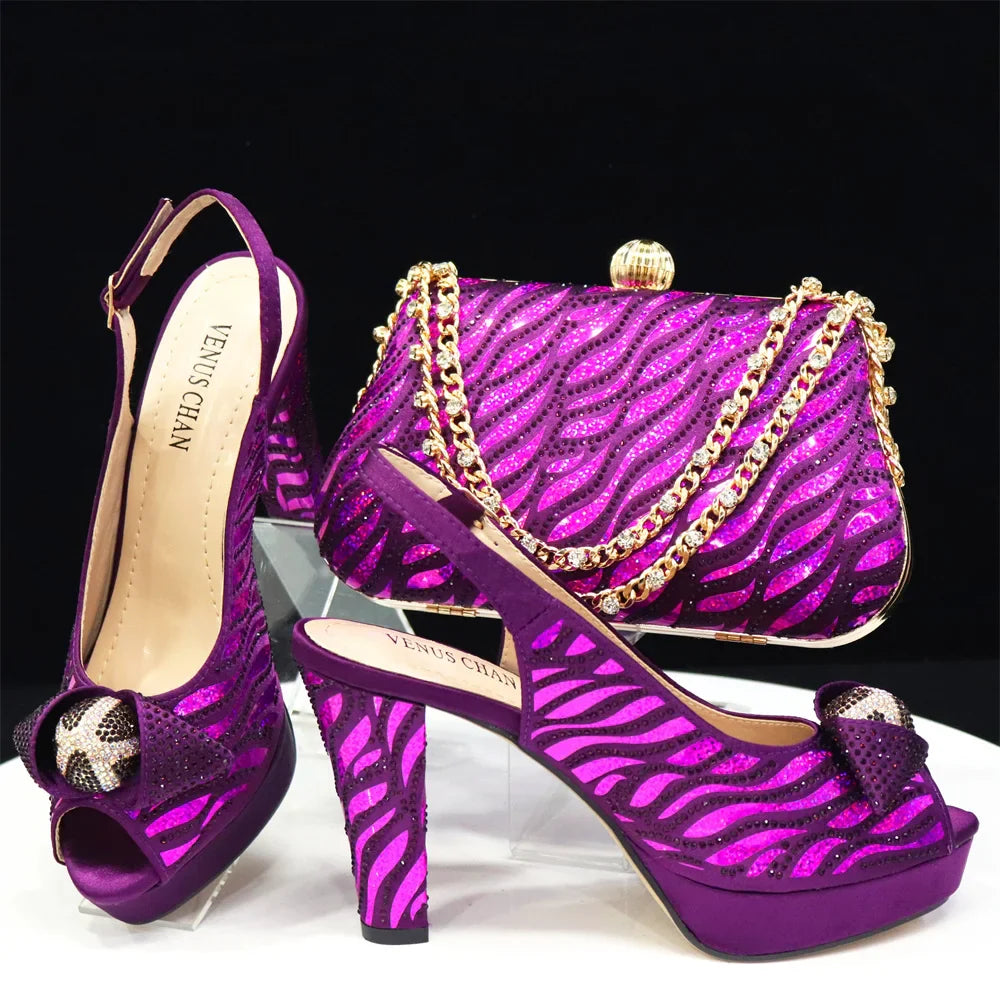 Latest Shoes and Matching Bags Set HJK1-58