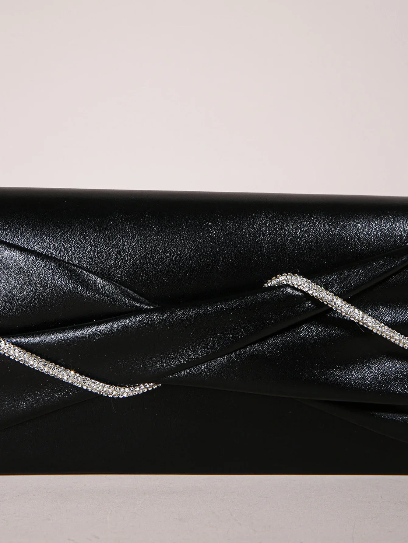Hand Clutch Bag & Evening Clutch Bag for Women | Sparkling Crystal Rope Ruched Handbags & Glitter Envelope Purse for Party Girls