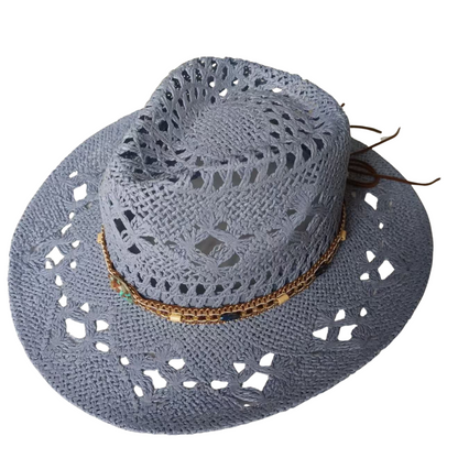 Wide-Brim Straw Hat – Lightweight & Coastal Style