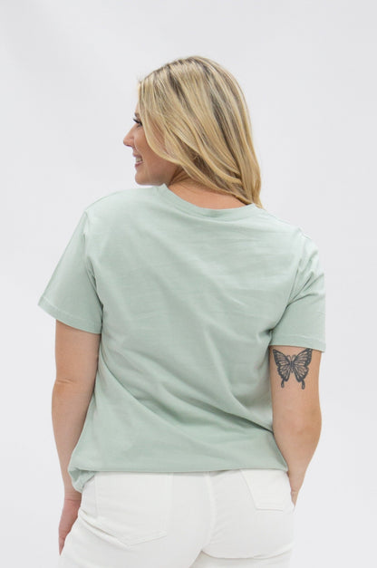So Loved on Sage Tee Shirt