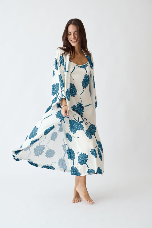 Washable Silk Kimono - Blossom