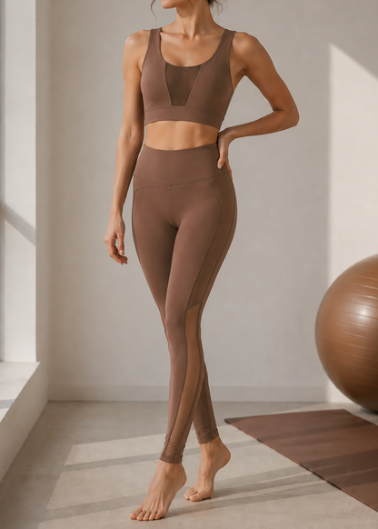 Slim Mesh Leggings Made in USA