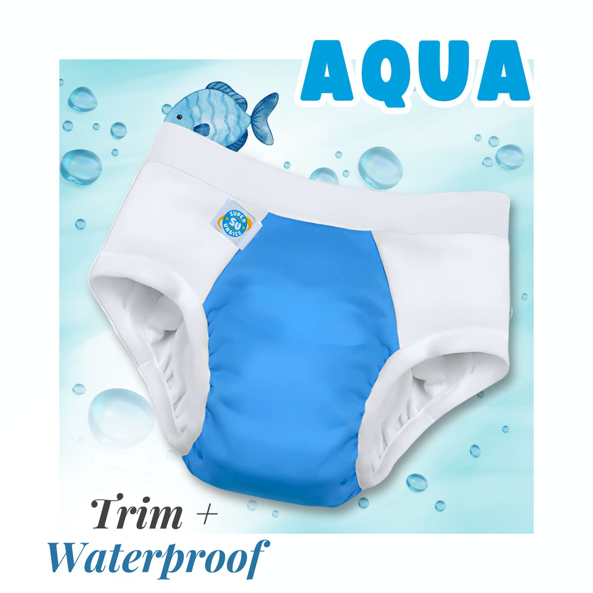 3-in-1 Waterproof Diaper, Trainer & Swim Gear for Special Needs