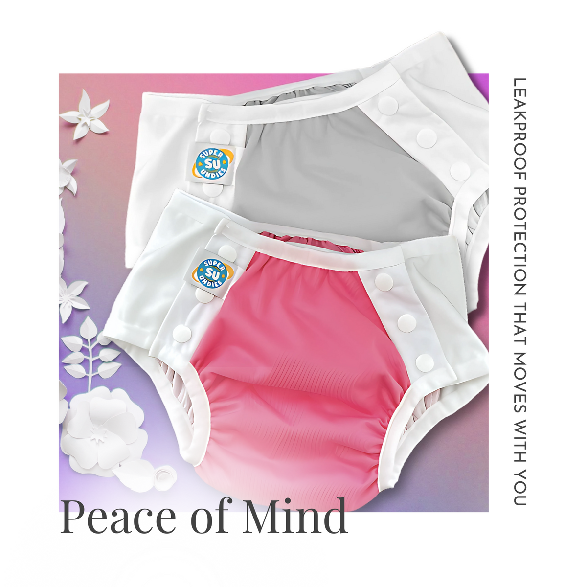 3-in-1 Waterproof Diaper, Trainer & Swim Gear for Special Needs