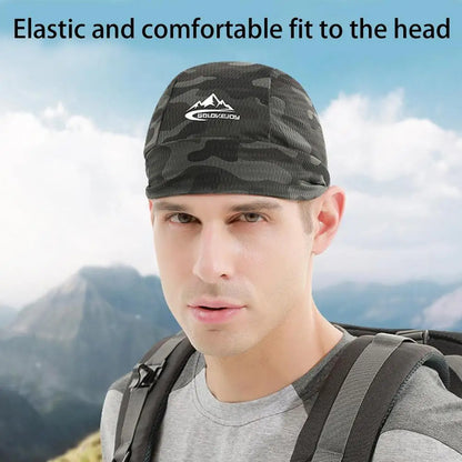 Breathable Cooling Skull Cap — Quick-Dry Cycling & Sports Helmet Liner
