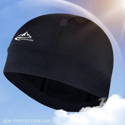 Breathable Cooling Skull Cap — Quick-Dry Cycling & Sports Helmet Liner