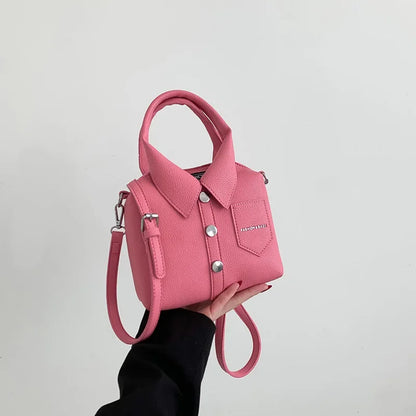 Square Compact Shoulder & Crossbody Bag | Unique Design High Quality Handbag for Women (Designer Style Bolso)