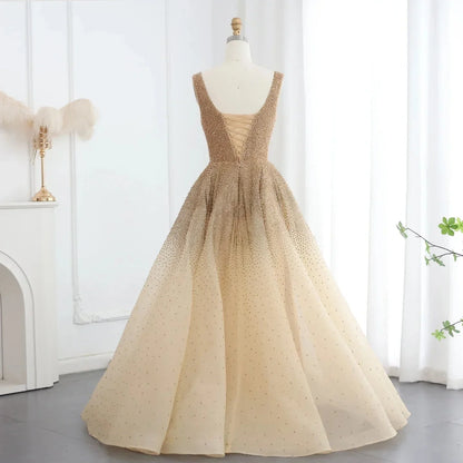 Holiday Cheer Crystal Ball Gown