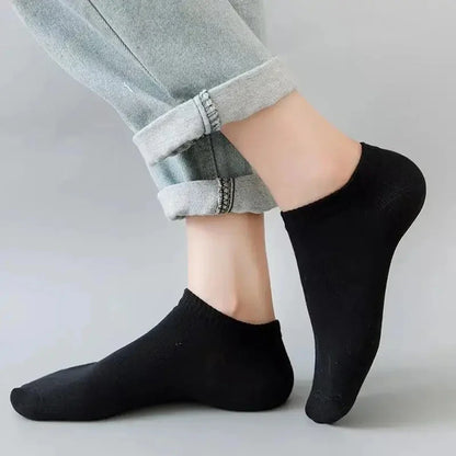 Low Cut Ankle Socks 10-Pack — Breathable Anti-Odor No-Show Socks
