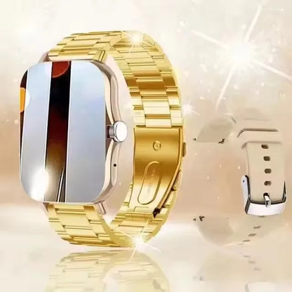 Full Touch Screen Fitness Smart Watch | Bluetooth Call, Heart Rate & Sleep Tracker