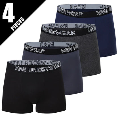 Men's Boxer Briefs Multi-Pack | Comfortable Elastic Waist Underwear