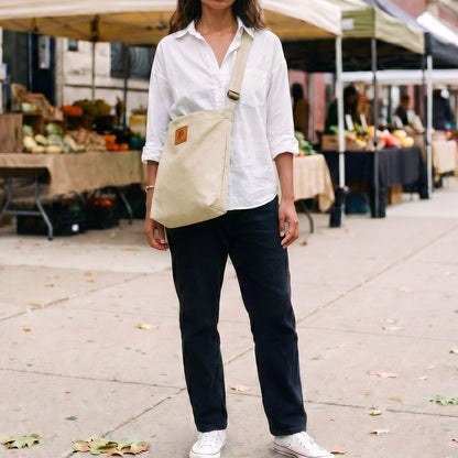Canvas Carry-All Crossbody Bag | Amani
