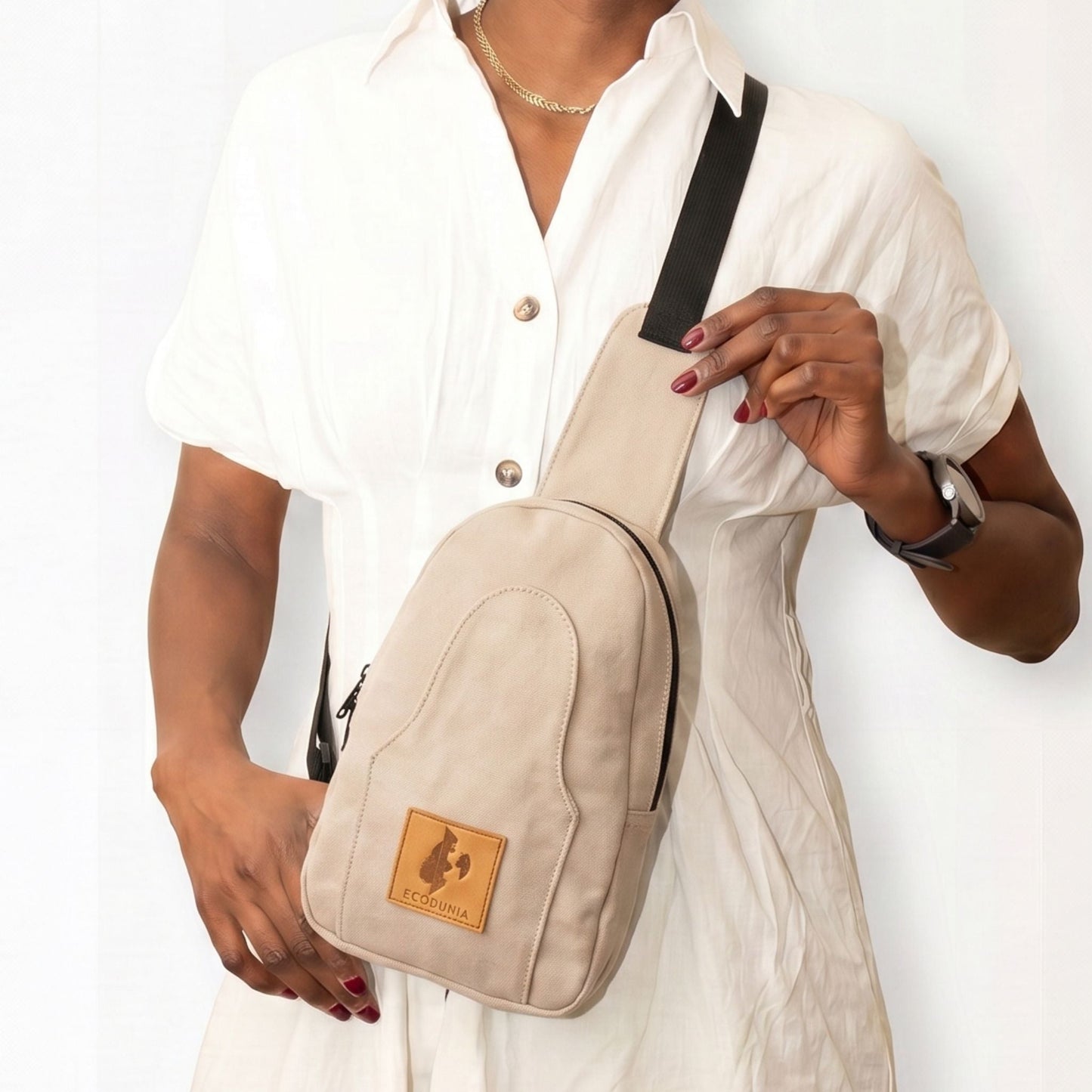 Small Canvas Crossbody Sling Bag for Men & Women | Buru