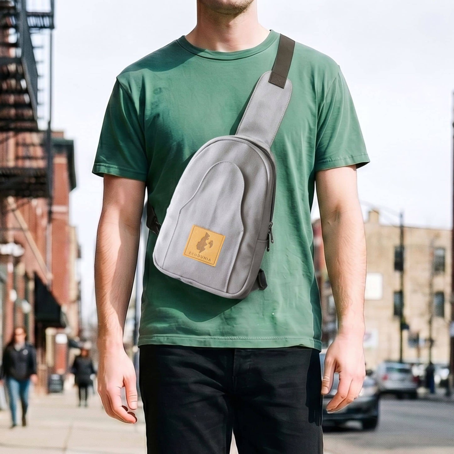 Small Canvas Crossbody Sling Bag for Men & Women | Buru
