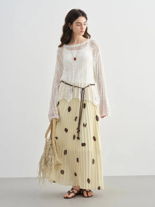 Vintage Inspired Women's Knit Top