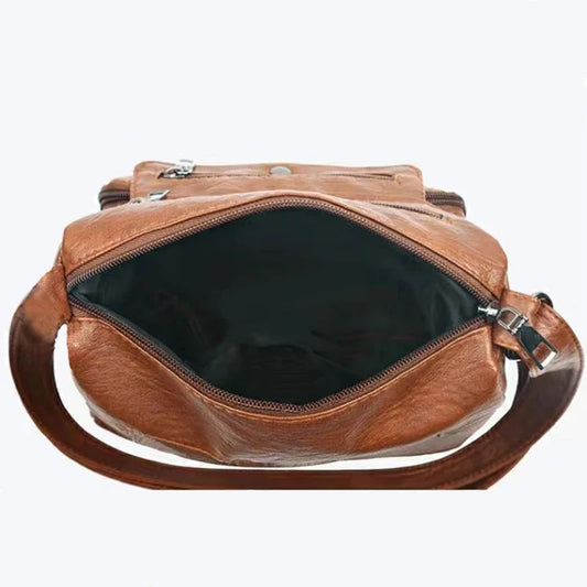 Neutral Style Rectangular Bag for Men and Women | Wide Capacity Casual Fashionable Single Shoulder Bag for Traveling