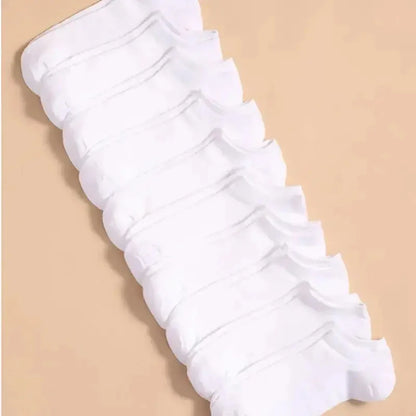 Low Cut Ankle Socks 10-Pack — Breathable Anti-Odor No-Show Socks
