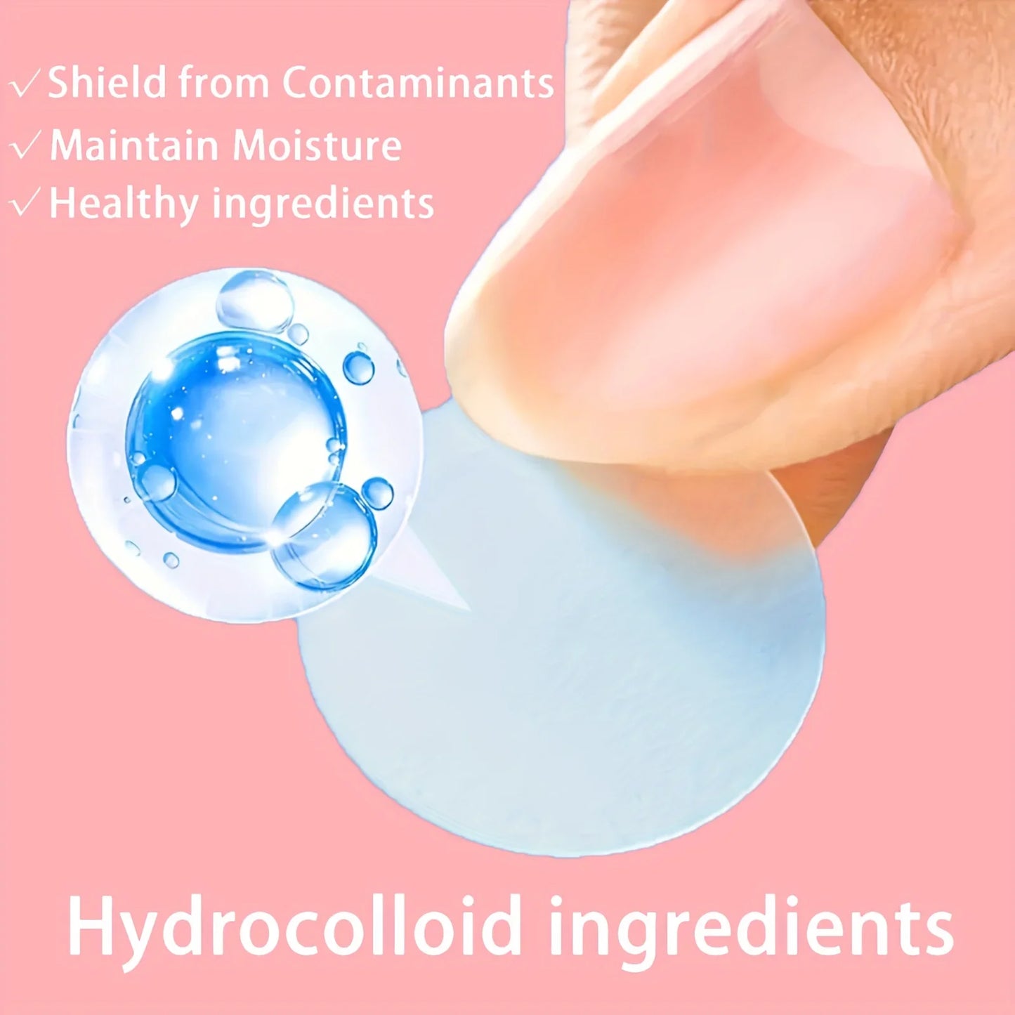 HITWORKER Hydrocolloid Acne Patches | Round Pimple Dots (200–800 pcs)