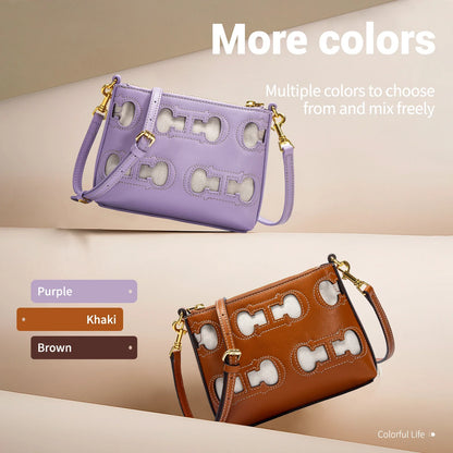 Classic Fashion Women's Large Capacity Shoulder Bag | New Party Hollow Design Women's Bucket Bag (Versatile Hobo)