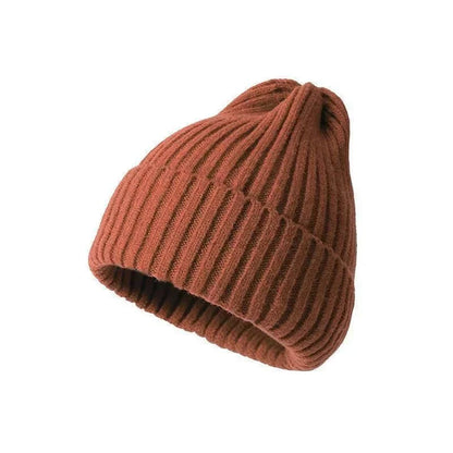 New Beanie Winter for Women Men Boys Girls Crochet  Hat Solid Color Unisex Autumn Knitted Beanies Caps Wild Accessories