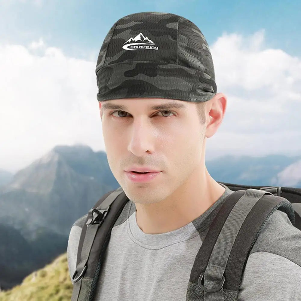 Breathable Cooling Skull Cap — Quick-Dry Cycling & Sports Helmet Liner