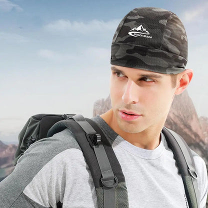 Breathable Cooling Skull Cap — Quick-Dry Cycling & Sports Helmet Liner
