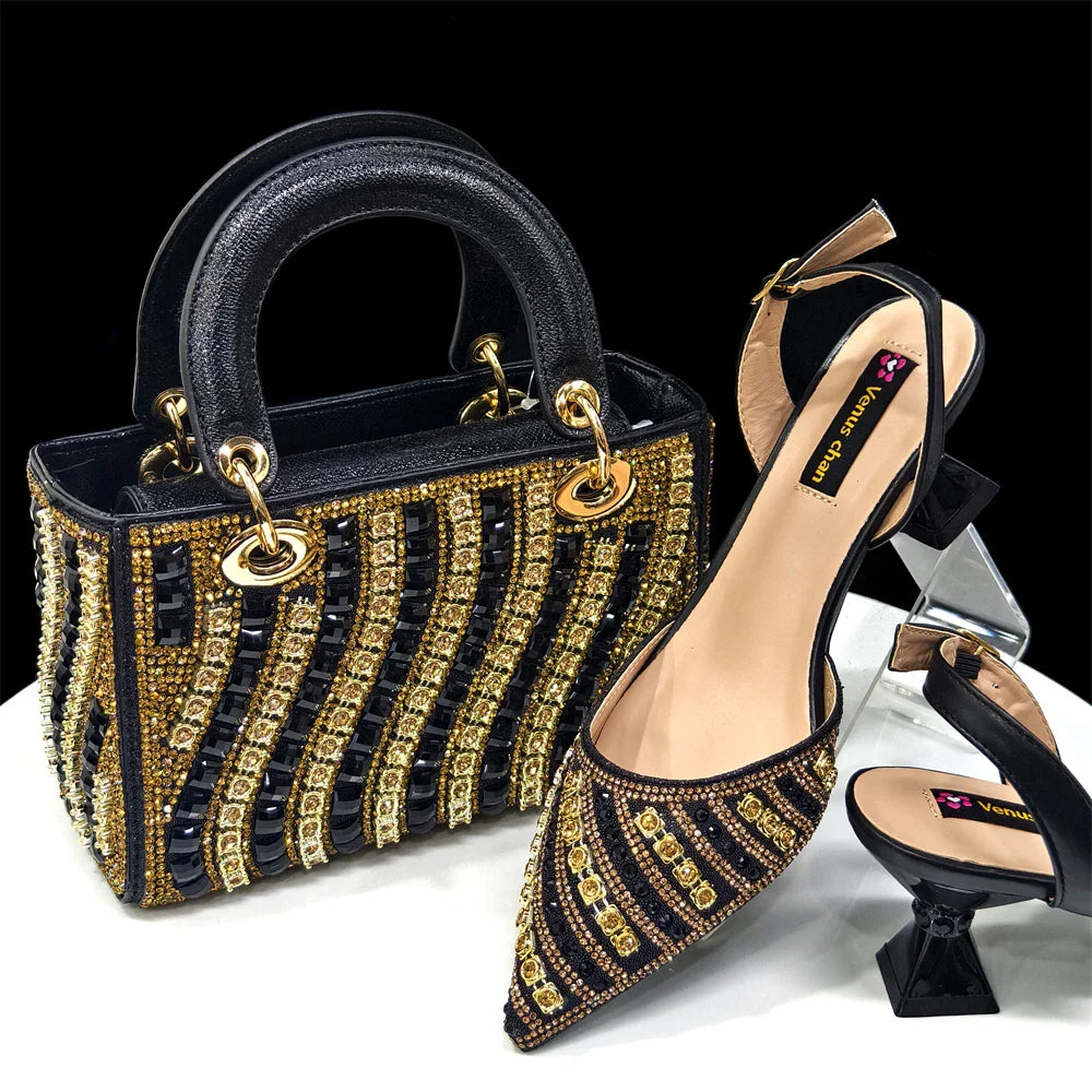 Matching Women Shoe and Bag Set ED130