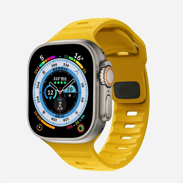 Silicone Sport Apple Watch Band Series 11/10/9/8/7/6/5/4/ SE / Ultra 1/2/3