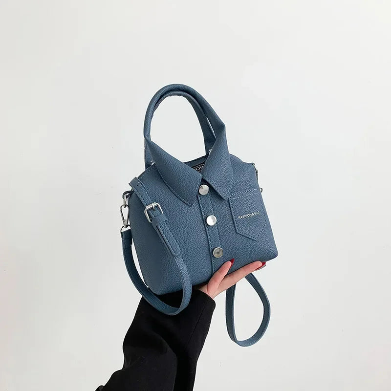 Square Compact Shoulder & Crossbody Bag | Unique Design High Quality Handbag for Women (Designer Style Bolso)