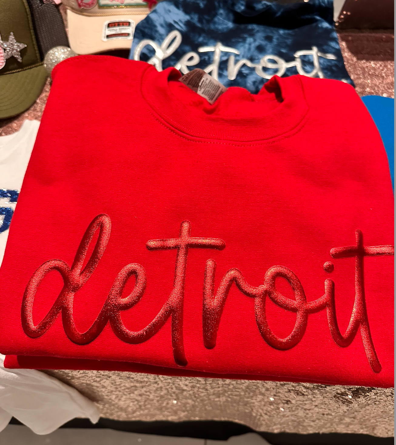 Detroit Metallic Red Puff
