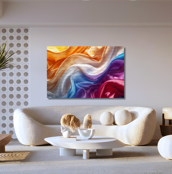 Rainbow Abstract Acrylic Wall Art