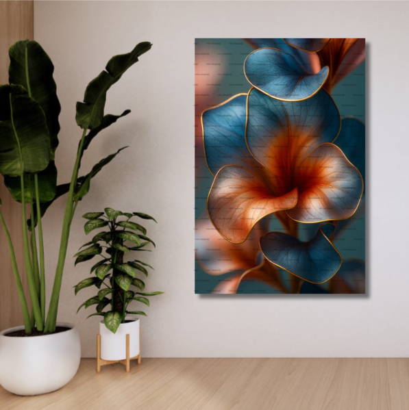 Abigail Flower Acrylic Floral Wall Art