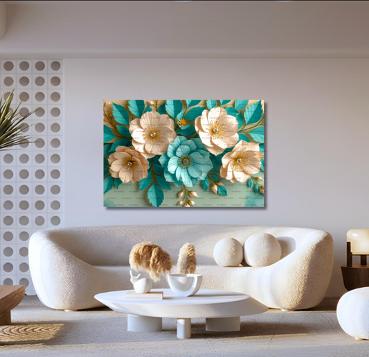 Luzia Flowers Floral Acrylic Wall Art