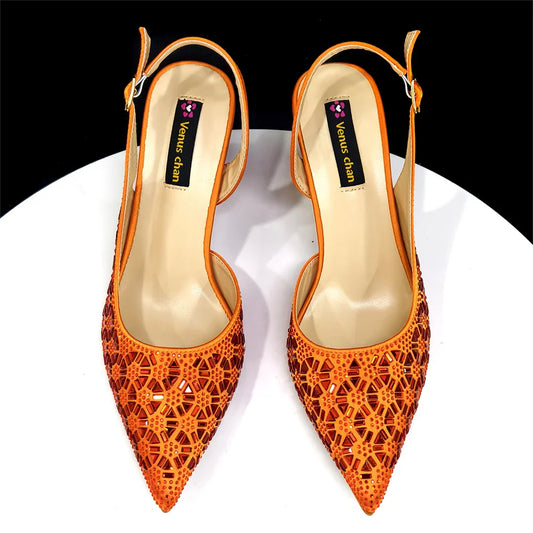 Elegant Italian Design Women's Shoes and Bag Set EDS45