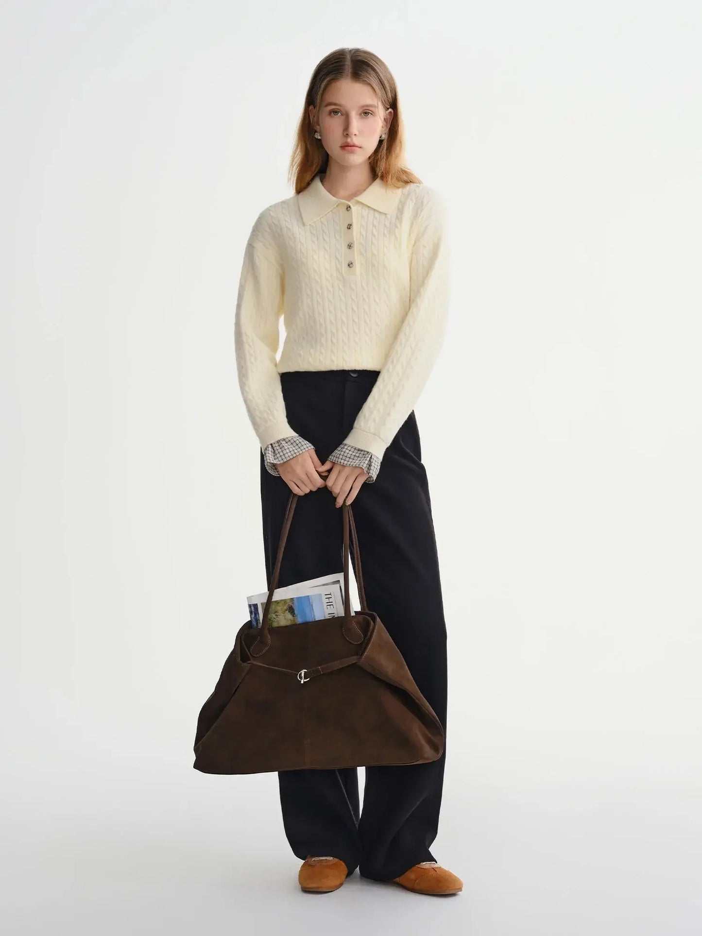 Twist Knit Cable Stitch Sweater