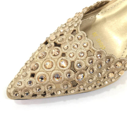 Latest Luxury Pattern Ladies Shoes And Bag Set ED216