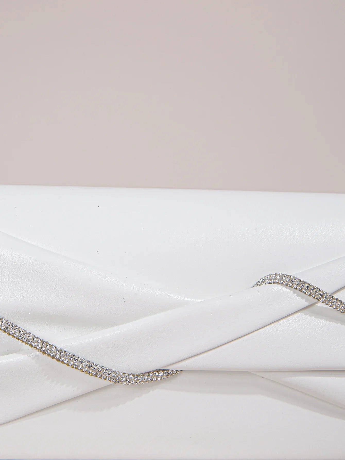 Hand Clutch Bag & Evening Clutch Bag for Women | Sparkling Crystal Rope Ruched Handbags & Glitter Envelope Purse for Party Girls