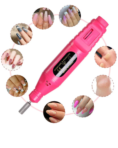 LINMANDA 6 In 1 Electric Nail Drills Kit Remove Polisher Manicure Portable Nail File Nail Drill Equipment  Pen Tools Machine