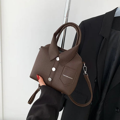 Square Compact Shoulder & Crossbody Bag | Unique Design High Quality Handbag for Women (Designer Style Bolso)