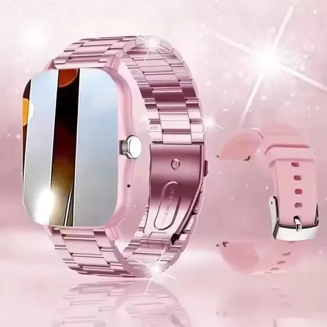 Full Touch Screen Fitness Smart Watch | Bluetooth Call, Heart Rate & Sleep Tracker