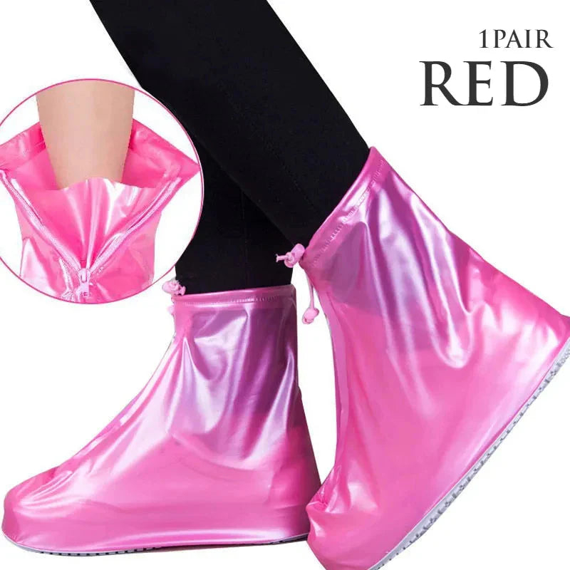 Reusable Waterproof Shoe Covers for Rain and Outdoor Use