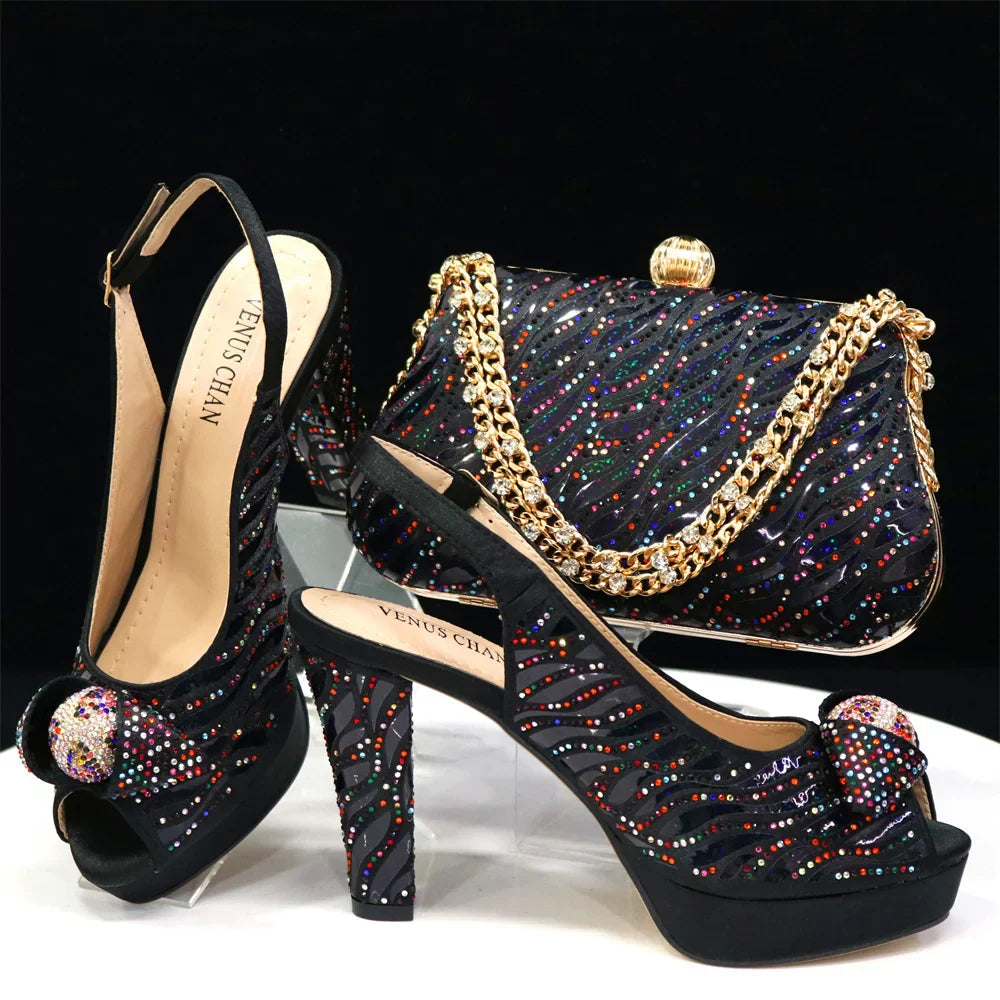 Latest Shoes and Matching Bags Set HJK1-58