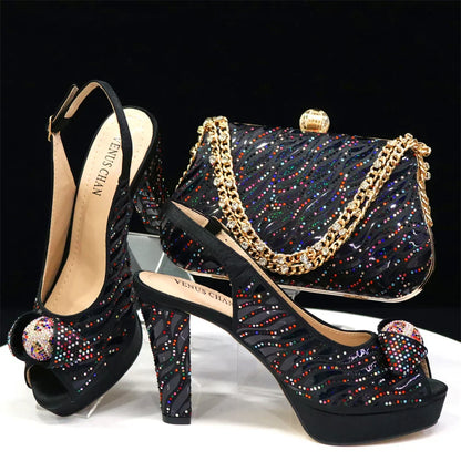 Latest Shoes and Matching Bags Set HJK1-58