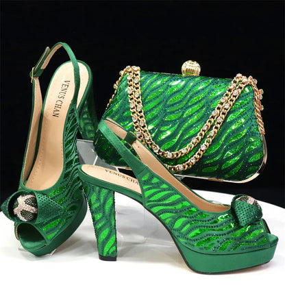 Latest Shoes and Matching Bags Set HJK1-58