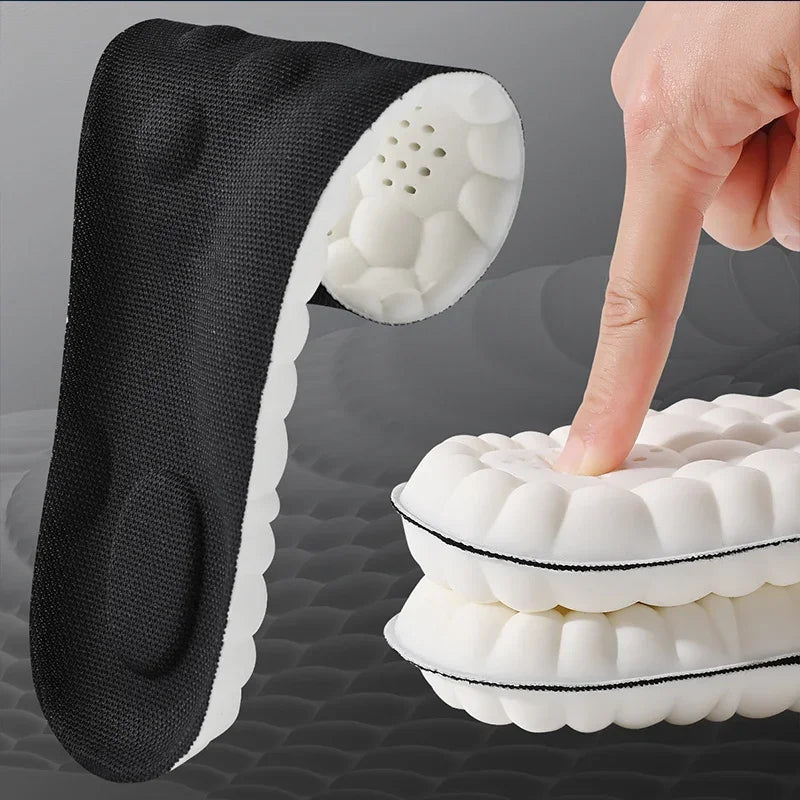 Insoles High Elasticity Latex Sport Soft Shoe Pads Arch Support Orthotic Insoles Breathable Deodorant Shock Absorption Cushion