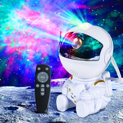 Astronaut Star Projector Lamp, suitable for multi-room decoration, a great gift, and a perfect starry night light for bedroom de